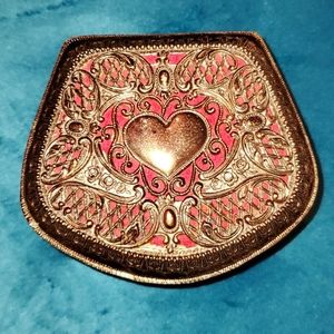 Vintage Footed Metal Trinket Box